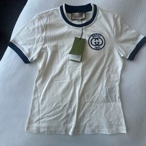 Gucci Cotton Jersey T-Shirt w/ Embroidery